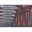 Supply Wise 25-piece maintenance tool kit with laser-cut foam inlay similar to the Game 25-piece maintenance tool kit with laser-cut foam inlay.