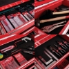 Supplywise's 300 piece engineers tool kit with roller cabinet similar to the Makro 300-piece engineers tool kit with steel roller cabinet.
