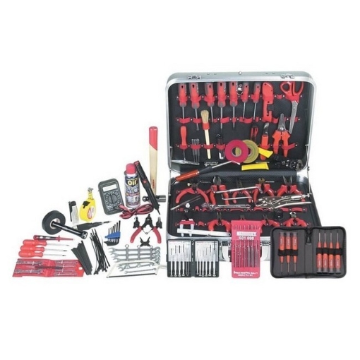Supplywise professional service engineer tool kit similar to the Adendorff 122-piece professional deluxe engineer tool kit in aluminium case