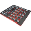 Supply Wise 1/2in drive 30-piece metric socket set with foam inlay similar to the Adendorff 30-piece 1/2in metric socket set with red foam inlay