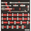Supplywise 1/2in drive 30-piece metric socket set with foam inlay similar to the Adendorff 30-piece 1/2in metric socket set with red foam inlay