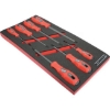 Supply Wise 1000V insulated 7-piece screwdriver set similar to the Caslad 7-piece 1000v dual-grip insulated screwdriver set in foam tray.