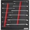 Supplywise 12-piece combination spanner set with foam inlay similar to the Buco 12-piece combination spanner set in black and red foam inlay.