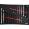 Supplywise 21-piece open-ended spanner set with foam inlay similar to the Trojan Trolley 21-piece open-ended spanner set with red foam inlay