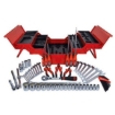 Supply Wise 62-piece cantilever toolbox kit for industrial maintenance similar to the Mica red cantilever toolbox open displaying 62 steel tools.