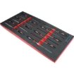 Supply Wise 12-piece engineers file set with foam inlay similar to the Caslad 12-piece engineers file set with red foam tool inlay