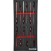 Supplywise 12-piece engineers file set with foam inlay similar to the Caslad 12-piece engineers file set with red foam tool inlay