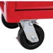 Supply-Wise's 7-drawer heavy duty tool roller cabinet similar to the Linvar red steel 7-drawer lockable tool cabinet on castors.