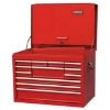 Supplywise's heavy-duty 12-drawer steel tool chest similar to the Leroy Merlin red heavy-duty 12-drawer steel tool chest with lock.