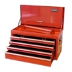 Supply-Wise's heavy-duty 6-drawer steel tool chest similar to the Chamberlains red heavy-duty 6-drawer steel tool chest with central lock.