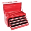 Supplywise heavy-duty 6-drawer steel tool chest similar to the Chamberlains red heavy-duty 6-drawer steel tool chest with central lock.