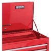 Supply-Wise heavy-duty 3-drawer steel tool chest similar to the Linvar red heavy-duty 3-drawer steel tool chest with top mat and lock