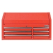 Supply Wise heavy-duty 9-drawer steel tool chest similar to the Mica red extra-wide 9-drawer heavy-duty steel tool chest