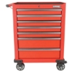 Supplywise's heavy-duty 7-drawer rolling tool cabinet similar to the Caslad red heavy-duty 7-drawer steel rolling tool cabinet
