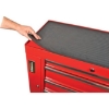 Supply-Wise's heavy duty steel 5-drawer roller cabinet similar to the Buco red steel 5-drawer lockable roller cabinet on castors, 450kg capacity