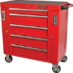 Supply Wise heavy duty steel 5-drawer roller cabinet similar to the Buco red steel 5-drawer lockable roller cabinet on castors, 450kg capacity