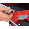 Supply-Wise's heavy duty 7-drawer tool cabinet similar to the Sa Ladder red and grey 7-drawer steel roller cabinet with 550kg capacity.