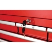 Supply-Wise heavy-duty 7-drawer steel roller cabinet similar to the Leroy Merlin 7-drawer steel roller cabinet on castors, red and grey.