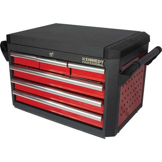 Supplywise 6-drawer steel tool chest similar to the Game red and grey 6-drawer steel tool chest with 350kg capacity.