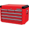Supply Wise 6 drawer steel tool chest heavy duty similar to the Trojan Trolley red steel 6-drawer tool chest, heavy-duty 350kg capacity.