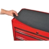 Supply-Wise's steel tool roller cabinet 5 drawers 450kg capacity similar to the Caslad red and grey 5-drawer steel roller tool cabinet with castors