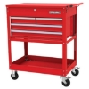 Supply Wise buy heavy-duty 4-drawer steel tool trolley for workshop similar to the Cashbuild red steel 4-drawer service cart on castors with locking drawers