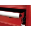 Supply-Wise heavy duty 3-drawer steel tool chest similar to the Castor And Ladder red steel 3-drawer tool chest with castors, 245kg capacity