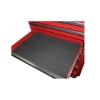 Supply-Wise's heavy-duty 3-drawer steel tool cabinet similar to the Builders Warehouse red and grey 3-drawer steel roller cabinet on lockable castors.