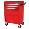Supplywise heavy-duty 3-drawer steel tool cabinet similar to the Builders Warehouse red and grey 3-drawer steel roller cabinet on lockable castors.