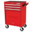 Supplywise heavy-duty 3-drawer steel tool cabinet similar to the Builders Warehouse red and grey 3-drawer steel roller cabinet on lockable castors.