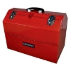 Supply Wise heavy-duty steel cantilever toolbox 18-inch similar to the Builders Warehouse red 5-compartment steel cantilever toolbox, 459×255×333mm.