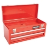 Supplywise's Lockable portable steel 2-drawer tool chest similar to the Adendorff lockable red steel 2-drawer portable tool chest, 30kg capacity