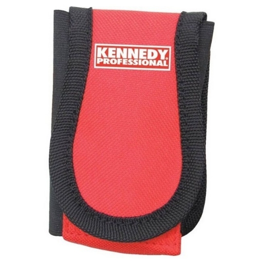 Supplywise heavy-duty polyester belt phone pouch similar to the Linvar red and black polyester belt phone pouch with clip