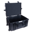 Supplywise's watertight shockproof transport case for sensitive electronics similar to the Chamberlains secure black watertight, shockproof hard case with one compartment.