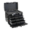 Supply Wise portable tool case 40kg capacity similar to the Caslad black plastic tool case with telescopic handle and central lock