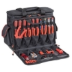 Supply Wise durable pilot tool bag with laptop compartment similar to the Builders Warehouse black hard-base pilot tool bag with padded laptop compartment.