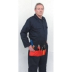 Supplywise's heavy-duty polyester tool belt similar to the Trojan Trolley red and black heavy-duty polyester 2-pocket nail pouch