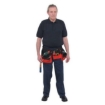 Supply Wise's heavy-duty 5-pocket tool belt nylon polyester similar to the Buco red and black nylon/polyester 5-pocket nail and tool belt.