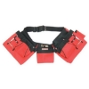 Supplywise heavy-duty 5-pocket tool belt nylon polyester similar to the Buco red and black nylon/polyester 5-pocket nail and tool belt.