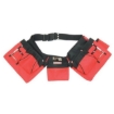 Supplywise heavy-duty 5-pocket tool belt nylon polyester similar to the Buco red and black nylon/polyester 5-pocket nail and tool belt.