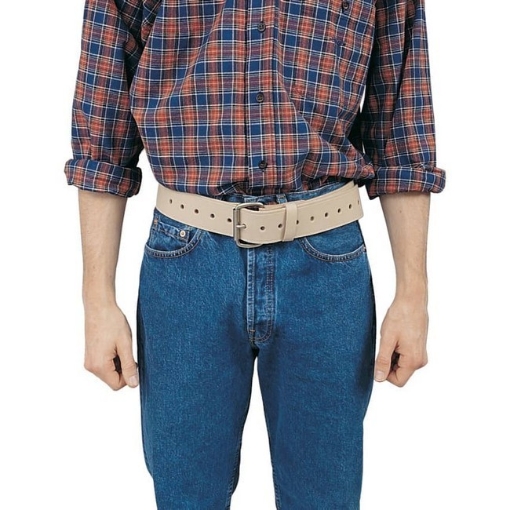 Supplywise heavy-duty leather tool belt similar to the Castor And Ladder tan buffalo-finished leather heavy-duty tool belt with buckle.