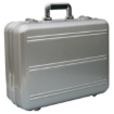 Supply Wise's lockable impact resistant aluminium tool case for engineers similar to the Adendorff lockable aluminium service case with hinged tool boards