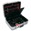 Supply Wise lockable impact resistant aluminium tool case for engineers similar to the Adendorff lockable aluminium service case with hinged tool boards