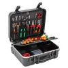 Supplywise professional lockable mobile tool case with wheels similar to the Linvar lockable mobile polypropylene tool case with removable trays