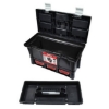 Supplywise's impact-resistant plastic toolbox 9 compartments similar to the Cashbuild grey plastic toolbox, 9 compartments, removable organisers