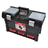 Supplywise impact-resistant plastic toolbox 9 compartments similar to the Cashbuild grey plastic toolbox, 9 compartments, removable organisers