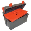 Supplywise Lockable plastic tool box similar to the Sa Ladder lockable plastic toolbox with eight-compartment tote tray.