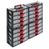 Supply Wise's 4 drawer stackable parts organiser similar to the Leroy Merlin stackable 4-drawer plastic parts organiser with carry handle