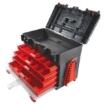 Supply Wise's durable plastic tool chest 29 compartments similar to the Game portable durable grey-red plastic tool chest with 29 compartments.