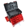 Supplywise's durable plastic tool chest 29 compartments similar to the Game portable durable grey-red plastic tool chest with 29 compartments.